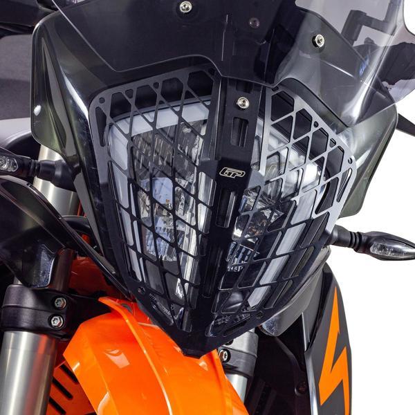 GP Kompozit KTM 790 / 890 ADV / ADV R 2021-2022 Uyumlu Far Koruma Siyah - Image 1