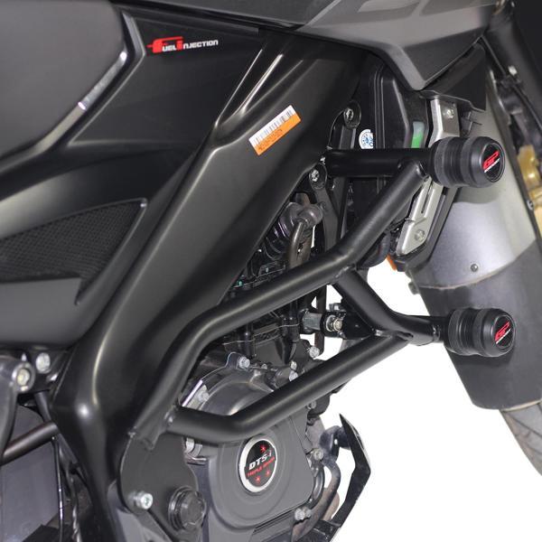 GP Kompozit Bajaj Pulsar NS 200 2022-2023 Uyumlu Motor Koruma Demiri Siyah - Image 1