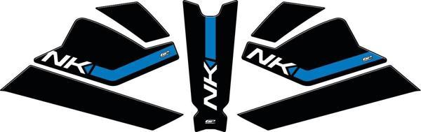 GP Kompozit CF Moto 250 NK 2023 Uyumlu Tank Pad Seti Mavi - Image 1