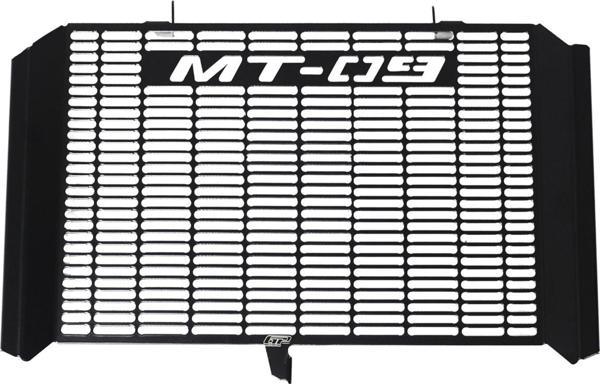 GP Kompozit Yamaha MT-09 2013-2016 Uyumlu Korumalı Radyatör Koruma Siyah - Image 1