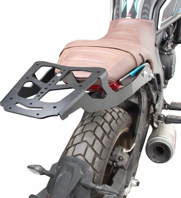 GP Kompozit CF Moto 700 CL-X 2022-2023 Uyumlu Çanta Demiri Siyah - Image 1