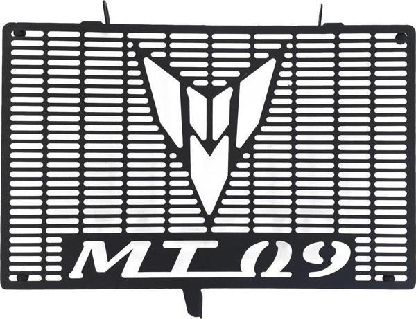 GP Kompozit Yamaha MT-09 2017-2020 Uyumlu Radyatör Koruma Siyah - Image 1