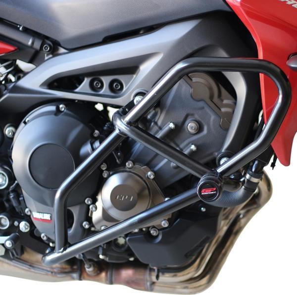 GP Kompozit Yamaha MT-09 Tracer / GT 2015-2020 Uyumlu Motor Koruma Demiri Siyah - Image 1