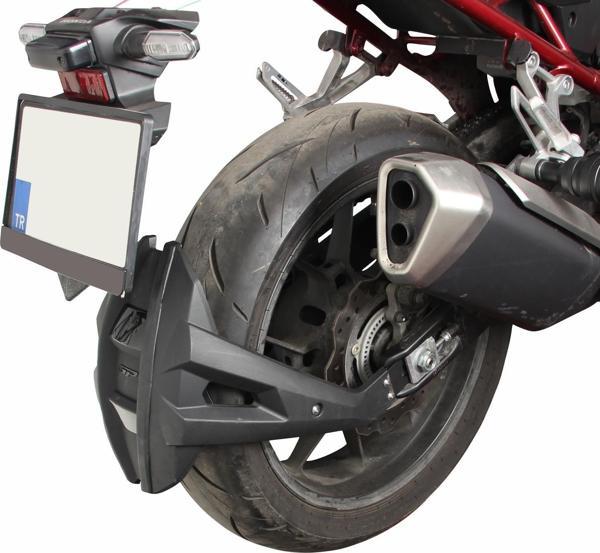 GP Kompozit Honda CB750 Hornet 2023 Uyumlu Arka Çamur Sıyırıcı Siyah - Image 1