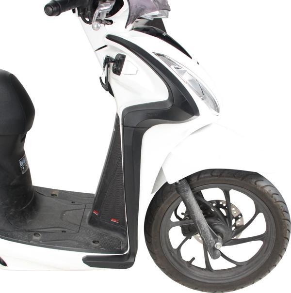 GP Kompozit Honda Dio 2021-2023 Uyumlu Bacak Koruma Siyah - Image 1