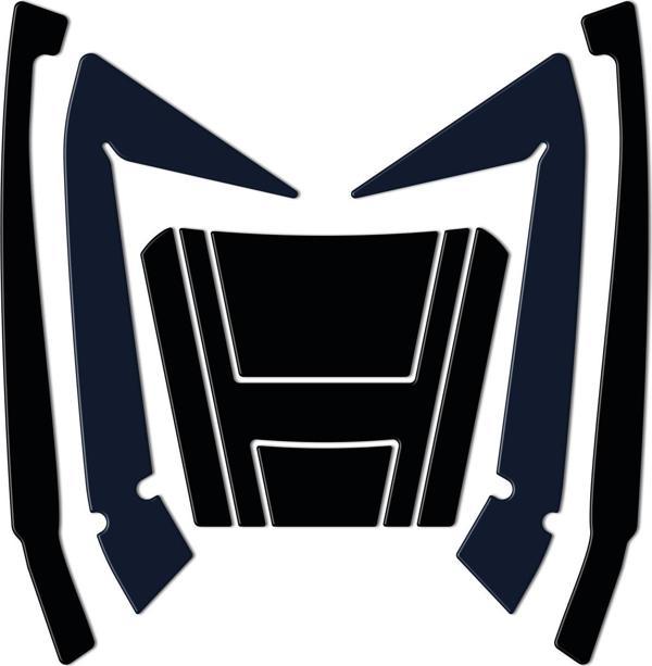 GP Kompozit Honda Forza 250 2018-2023 Uyumlu Çanta Pad Seti Lacivert - Image 1