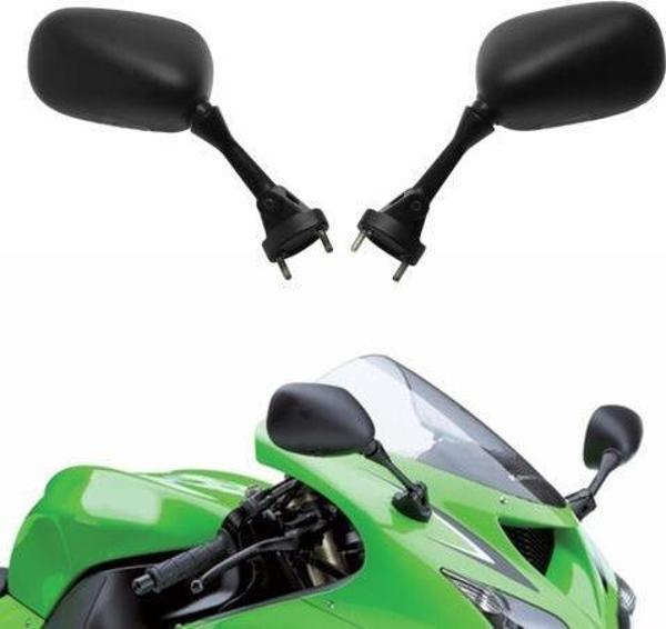 Karadeniz Motor 2004-2008 Kawasaki Ninja ZX-10R Uyumlu Ayna Takım Sağ Sol Ayna Set - Image 1