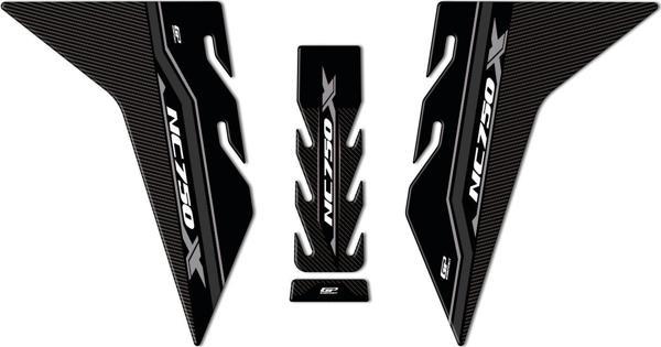 GP Kompozit Honda NC 750 X 2021-2023 Uyumlu Tank Pad Seti Nardo Gri - Image 1