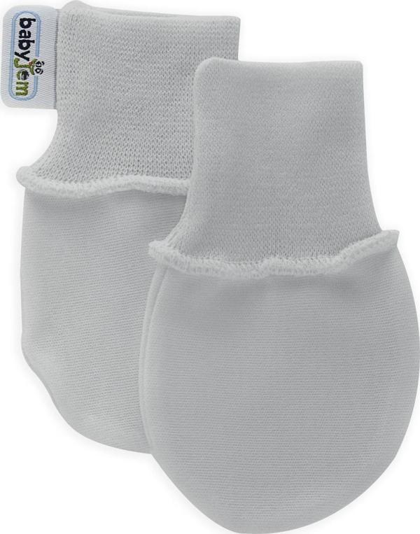 Babyjem Yenidoğan Bebe Eldiven Gri - Image 1