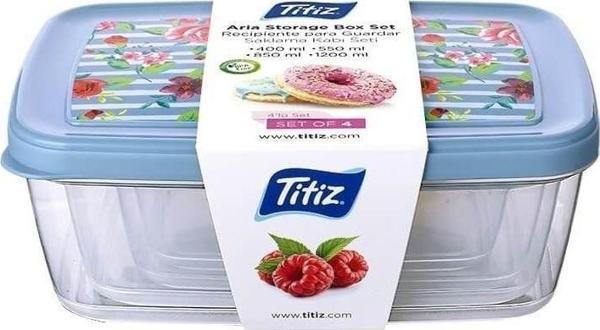 Titiz Aria Saklama Kabı 4'lü Set - Image 1