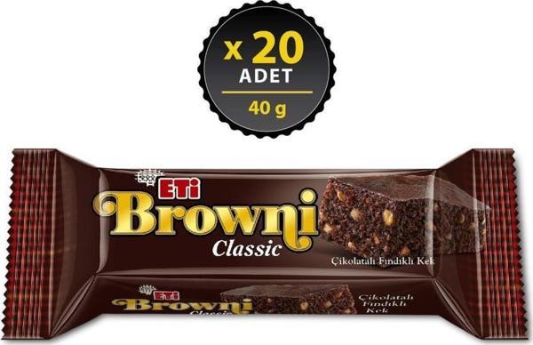 Browni Classic Fındıklı 40 gr x 20 Adet - Image 1