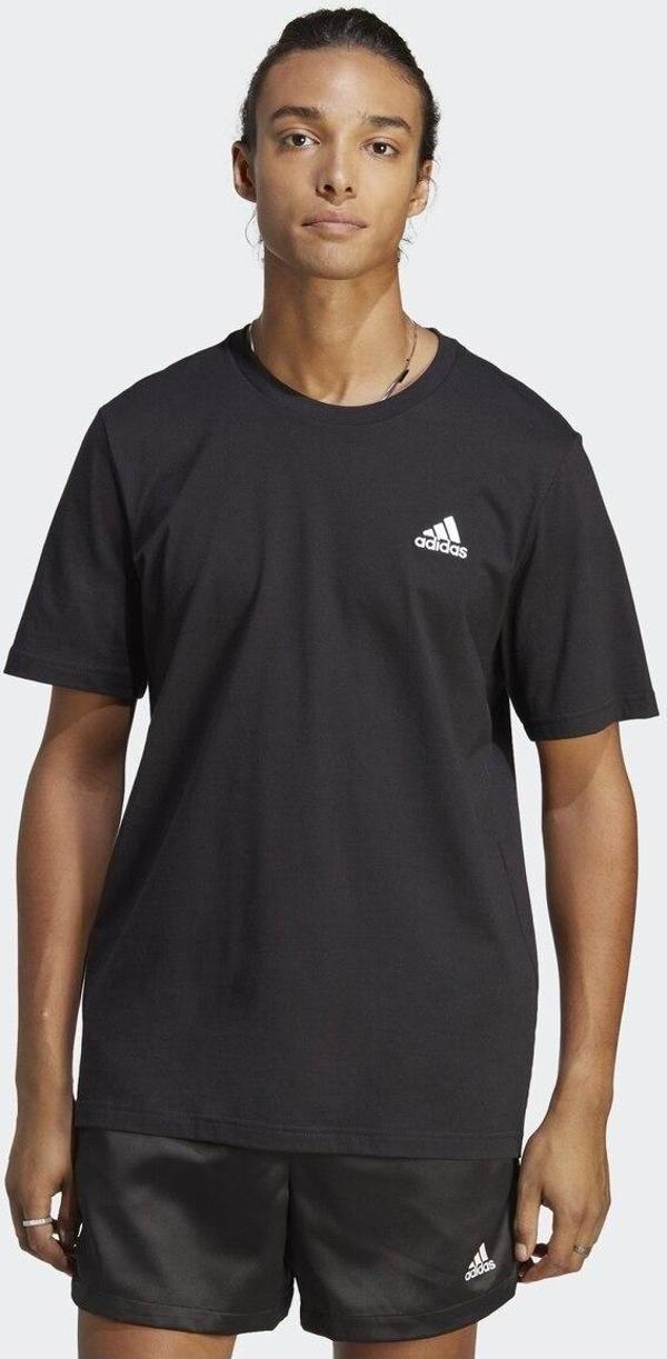 adidas Essentials Single Jersey Embroidered Small Logo Tişört - Image 1