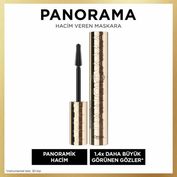 L'Oréal Paris Panorama Hacim Veren Maskara Siyah - Image 1