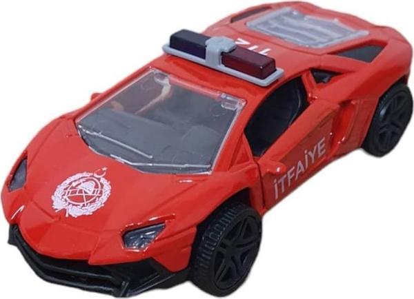 Çek Bırak Metal Araba Lamborgini - ILK003 - İtfaiye - Image 1