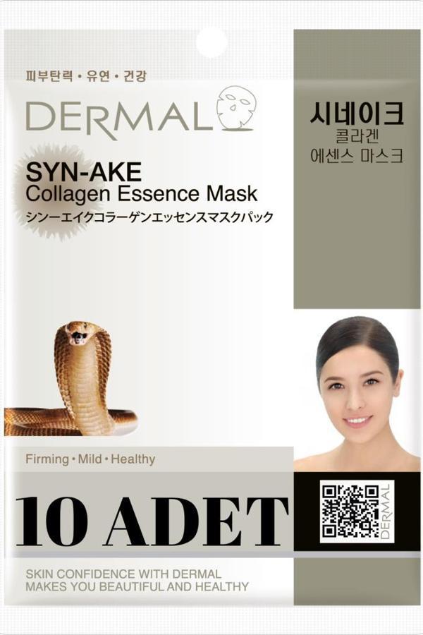 DERMAL Sıkılaştırıcı Yaşlanma Karşıtı Syn-ake Kolajen Maske X10 Adet - Image 1