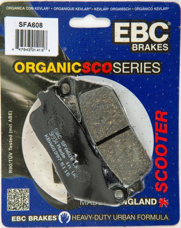 Ebc Sfa608 2007-2016 Kymco Xciting 500i R Uyumlu Arka Fren Balatası Organik Balata - Image 1