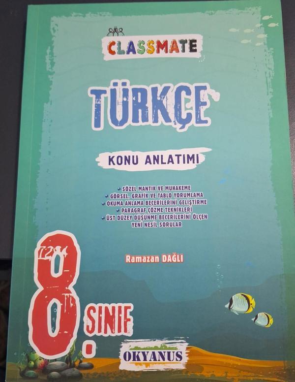 8. Sınıf Classmate Türkçe Konu Anlatımı - Okyanus Yayıncılık - Image 1
