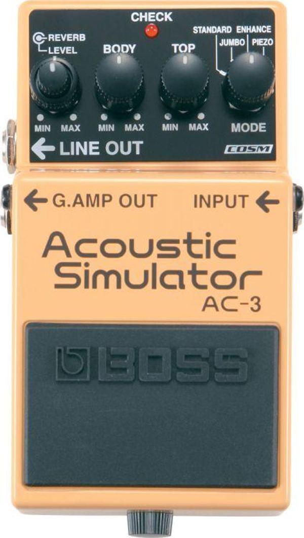 Boss AC-3 Acoustic Simulator Compact Pedal - Image 1