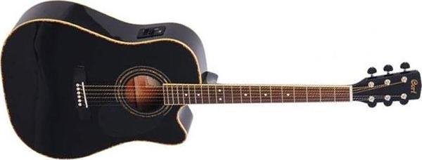 CORT AD880CEBK ELEKTRO AKUSTİK GİTAR, SİYAH, LADİN KAPAK, ARKA &amp;Y - Image 1