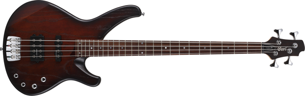 CORT ARONA4OBR BAS GİTAR, OPEN PORE KAHVE BURST, (Desonic By Dela - Image 1