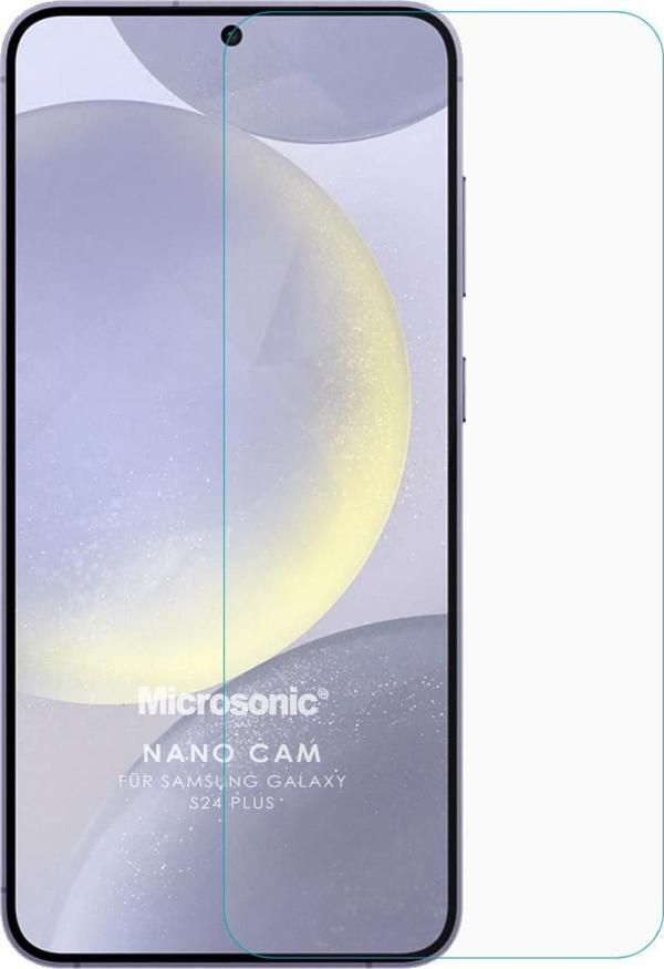 Microsonic Samsung Galaxy S24 Plus Nano Glass Cam Ekran Koruyucu - Image 1
