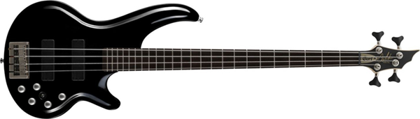 CORT CR42BK BAS GİTAR CURBOW, SİYAH, Bartolini MK1-4 - Image 1