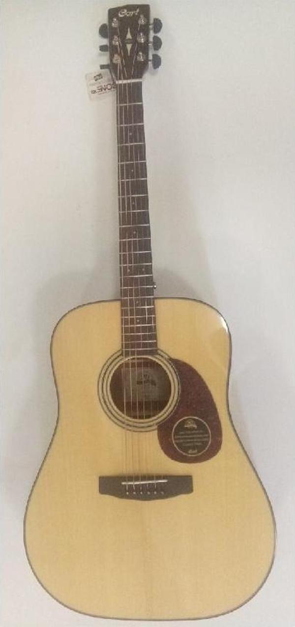 CORT EARTH20TH-FNAT ELEKTRO AKUSTİK GİTAR, MASİF LADİN KAPAK, NATÜREL, - Image 1