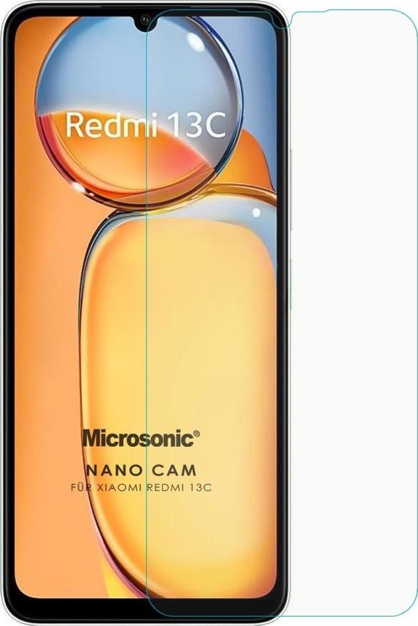 Microsonic Xiaomi Redmi 13C Nano Glass Cam Ekran Koruyucu - Image 1