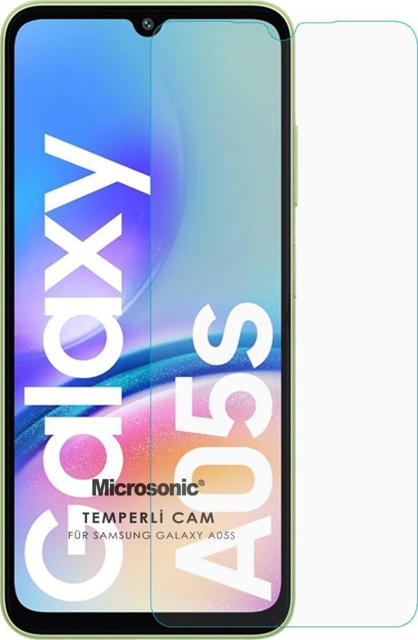 Microsonic Samsung Galaxy A05s Tempered Glass Cam Ekran Koruyucu - Image 1
