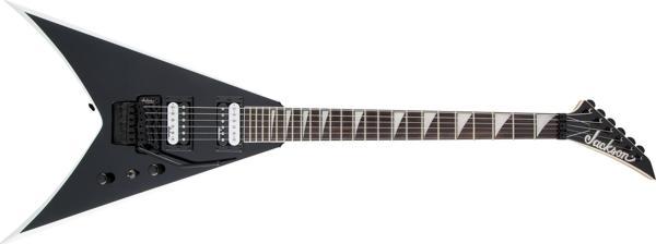 Jackson JS32 King V FR AH BLK WHT BVL - Image 1