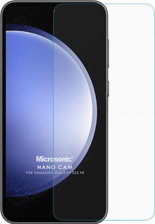 Microsonic Samsung Galaxy S23 FE Nano Glass Cam Ekran Koruyucu - Image 1