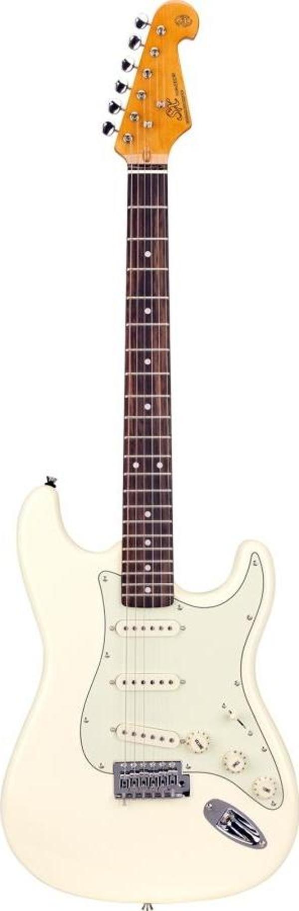 SX SST62 VWH Stratocaster Elektro Gitar - Image 1