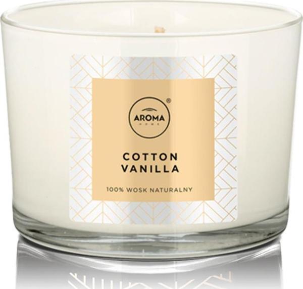 Aroma Home Elegance Kokulu Mum Cotton Vanilla  115gr. - Image 1