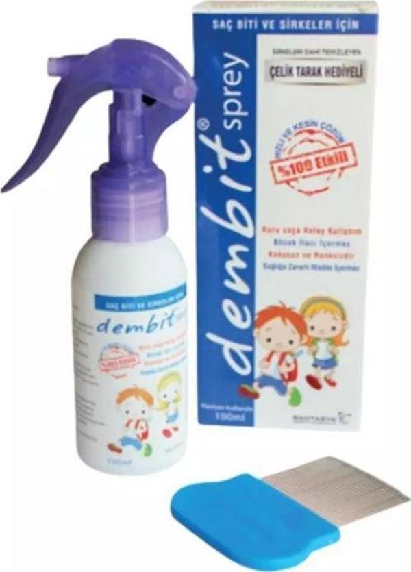 Santasya Dembit Saç Biti ve Sirkeler İçin Sprey 100 ml – Tarak Hediyeli - Image 1