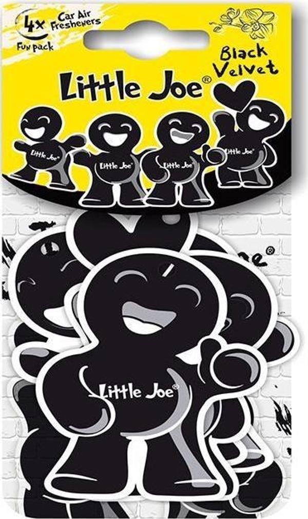 Little Joe Black Velvet Ayna Altı Asma Koku 4 Adet - Image 1