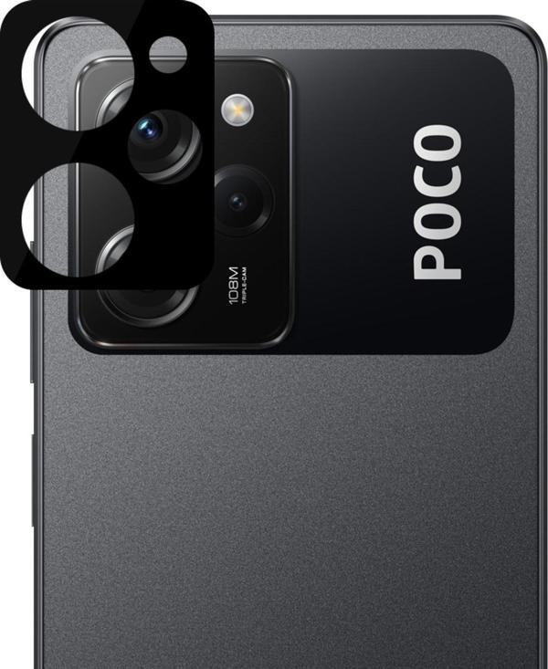 Microsonic Xiaomi Poco X5 Pro Kamera Lens Koruma Camı V2 Siyah - Image 1