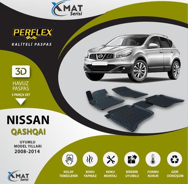 Perflex Paspas 3D Havuzlu X-Mat Nıssan Qashqaı 2008-2014 - Image 1