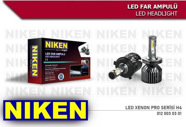 Niken Far Ampulü Led Xenon Pro Serisi H4  - Image 1