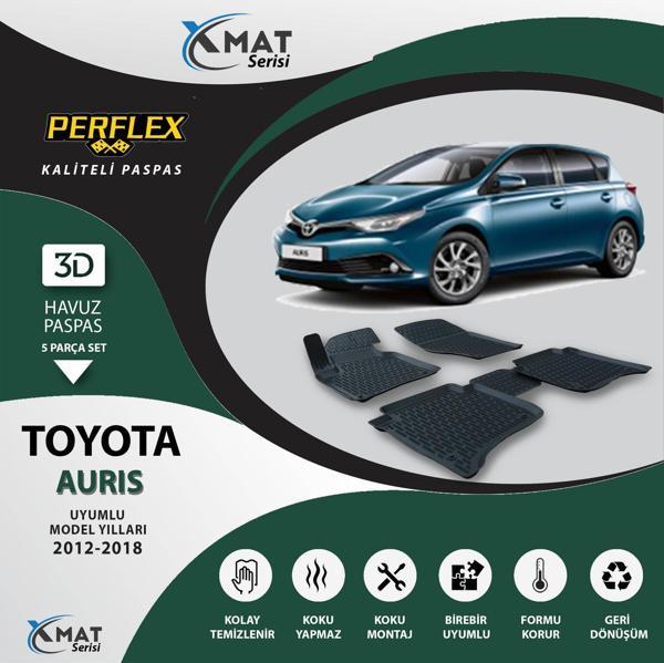 Perflex Paspas 3D Havuzlu X-Mat Aurıs 2012-2018 - Image 1