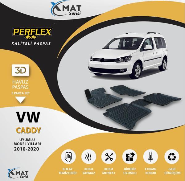 Perflex Paspas 3D Havuzlu X-Mat Caddy 2010-2020 - Image 1