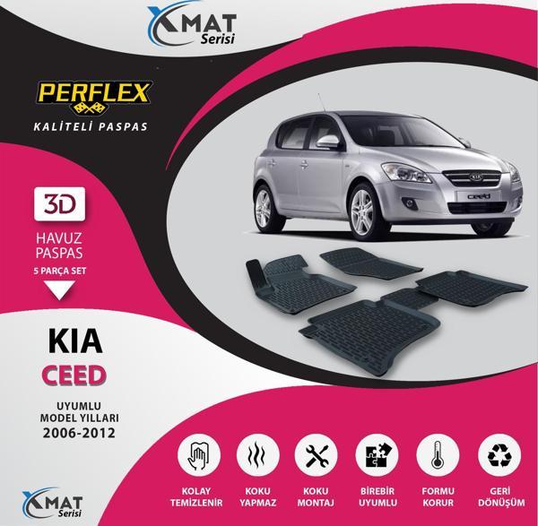 Perflex Paspas 3D Havuzlu X-Mat Ceed 2006-2012 - Image 1