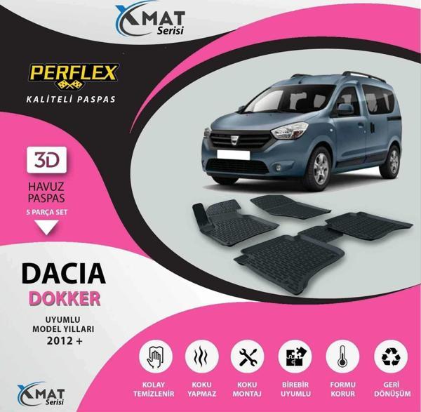 Perflex Paspas 3D Havuzlu X-Mat Dokker 2012+ - Image 1