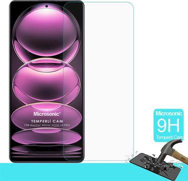 Microsonic Xiaomi Redmi Note 12 Pro Tempered Glass Cam Ekran Koruyucu - Image 1
