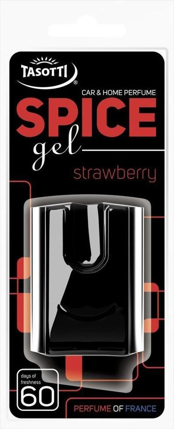 Tasotti Spice Gel (Strawberry) Çilek Esanslı Kalorifer Geçme Koku 8ml. - Image 1