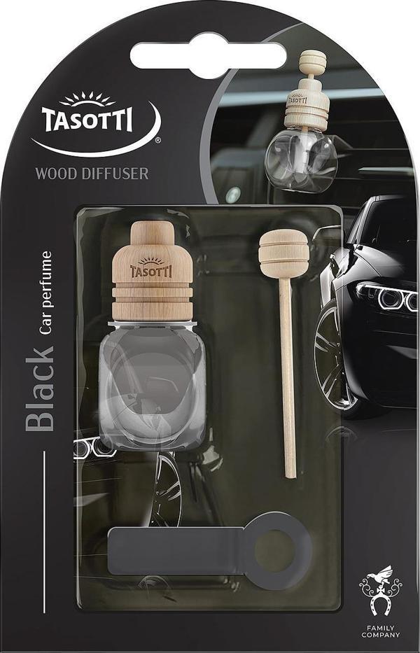 Tasotti Wood Diffuser (Black) Sert Baharat  Esanslı  Kalorifer Geçme Koku 7ml. - Image 1