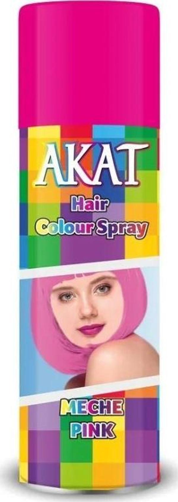Akat Gardi Renkli Saç Spreyi Pink-Pembe 96 gr - Image 1