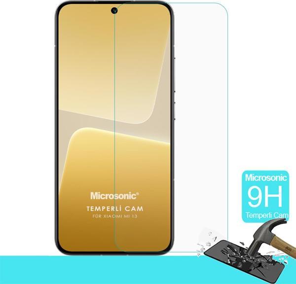 Microsonic Xiaomi Mi 13 Tempered Glass Cam Ekran Koruyucu - Image 1