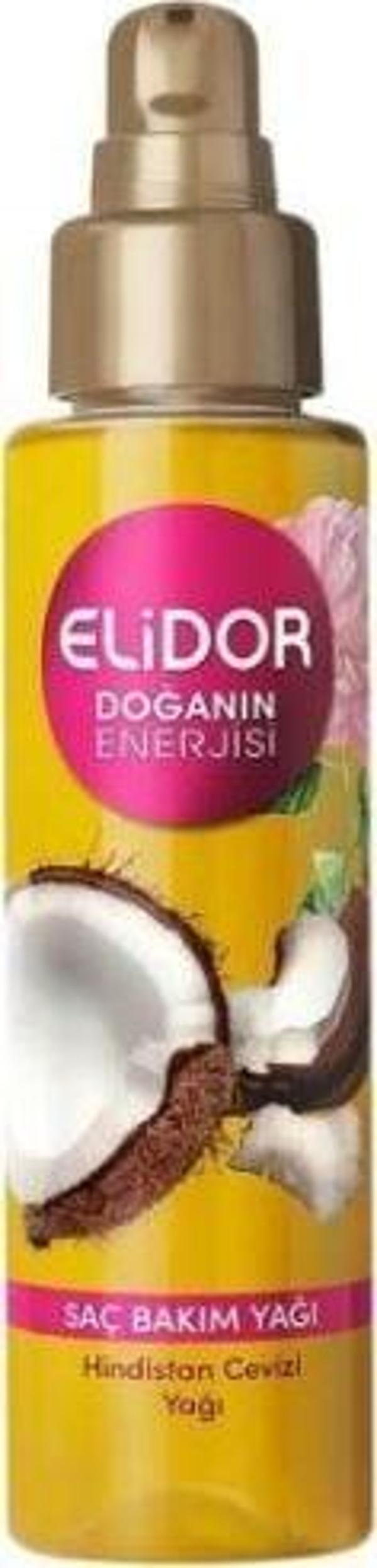 Elidor Doğanın Enerjisi Hindistan Cevizi Saç Bakım Yağı 100ml - Image 1