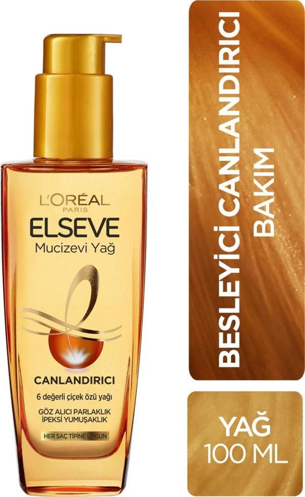 L'Oréal Paris Elseve Mucizevi Canlandırıcı Bakım Yağı 100 ml - Image 1