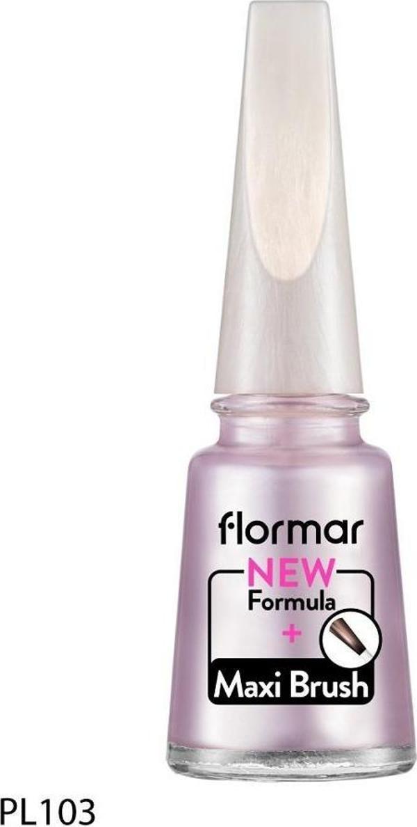 Flormar Oje Maxi Brush Pearly Pl103 Pink Pearly - Image 1